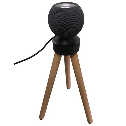 Support de sol en bois de 40 cm pour haut-parleur intelligent mini