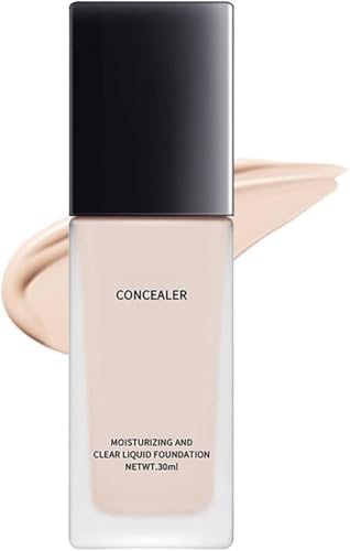 Base de maquillaje para piel madura mayor de 60 años, corrector de cobertura total para piel madura, cobertura natural, ideal para ir al trabajo, citas, fiestas y uso diario.