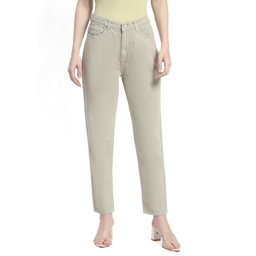 Image of Madame Straight Fit Cotton Denim