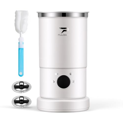 Electric Milk Frother and Steamer - 4-in-1 Automatic