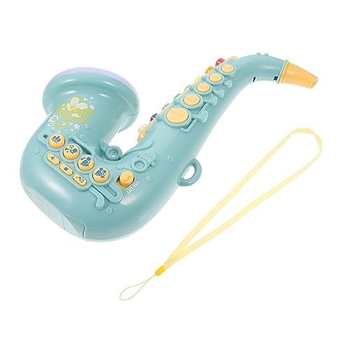 Toddmomy Early Educational Saxophone Toy Boys and Girls Music Instruments Plastic Simulation Saxophone