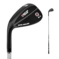 PGM Golfkeil-Set für Damen und Herren – 50/52/54/56/58/60/62/64 Grad Spaltkeil Sandkeil Lob Wedge Rechte Hand – gefräste Fläche für mehr Spin – leicht aus dem Bunker zu entkommen