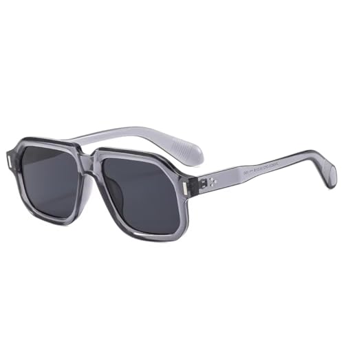 Lunettes de soleil rétro homme extérieur : style punk à rivets pour vos sorties et road trips