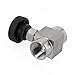 Leak Proof Inner Wire Through Needle Valve, 304 Stainless Steel Needle Valve Internal Screw Valve for Industrial or Laboratory Experiments(1/2)