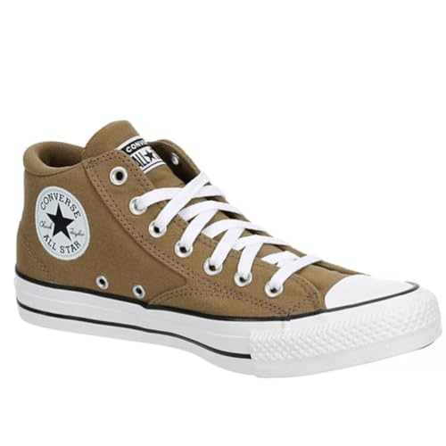 Converse Unisex Chuck Taylor All Star Malden Street Canvas Sneaker - Lace up Closure Style - Khaki White 11
