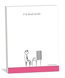 Guajolote Prints I'm Dead Inside Notepad, 4 x 5.25-inches