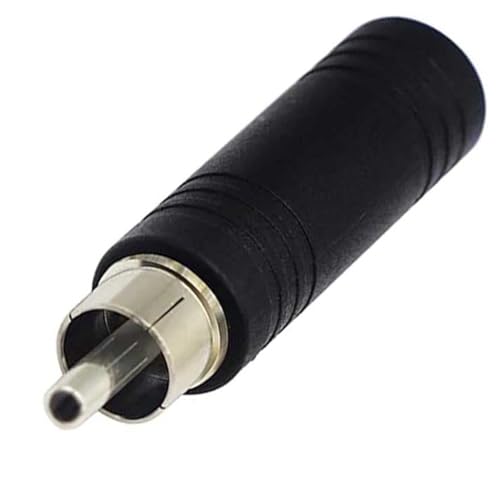 Adaptador RCA a 6.35 mm resuelve problemas de conexión de audio en su estudio 4