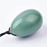 Yoni Egg per esercizi di Kegel 45X30MM Yoni Egg in giada naturale per donne e uomini, strumento per esercizi di Kegel, GA