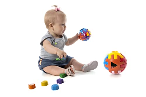 Kendy, Brinquedo Educativo de Encaixar, Bola Super, com Blocos, Colorido
