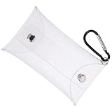 Pochette transparente : vous pouvez emporter cette petite pochette au bureau, à l'école, en voyage, à la plage, etc. elle vous permet de transporter facilement vos petits objets et son porte-monnaie est transparent