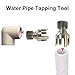 Internal & External Pipe Threading Tool for PVC, Integrated One-Piece Rethreading Tool Kit for 20MM 25MM PPR Water Pipes - Durable Metal Plumbing Cutter (25MM)