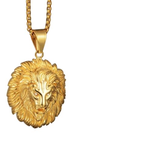 Collier lion pour hommes le cadeau idéal avec chaîne et pendentif