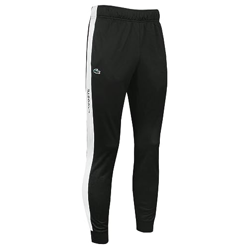 Lacoste Herren Trainingsanzug lauffesten Jogging - Schwarz/Weiß - L Lacoste Herren Trainingsanzug lauffesten Jogging - Schwarz/Weiß - L