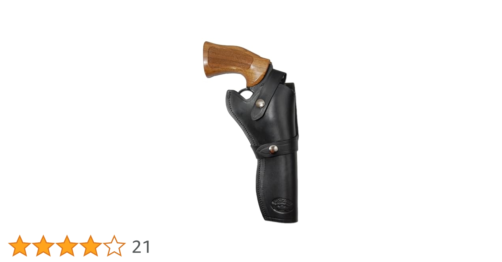 Amazon.co.jp: Barsony ブラックレザー ウエスタンスタイル ガン