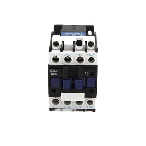 Contacteur triphasé CJX2-1810 LC1 18A bobine 24V AC 50/60Hz 3P 1NO