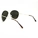 Gold Super Oversized Aviator Sunglasses Unisex Fashion Big Mirror Lens