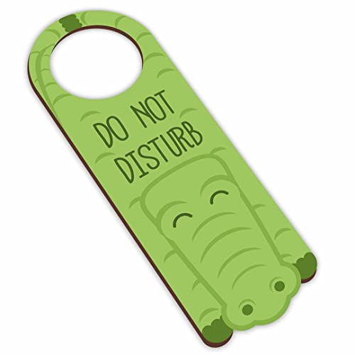 Image of CVANU Do Not Disturb Wooden Door Sign Hanger Size(24cm x 8.5cm) cv73