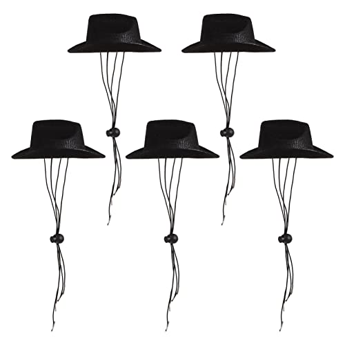 PRETYZOOM 5pcs Adjustable Pet Hats for Dogs and Cats Lightweight Party Headwear Stylish Dog Costume Accessories for Birthdays Christmas and Photoshoots