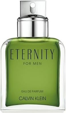 CALVIN KLEIN Eternity - Eau de Parfum for Men - Woody Fragrance with Notes of Sage, Majestic Cypress and Suede Accord - High Longevity