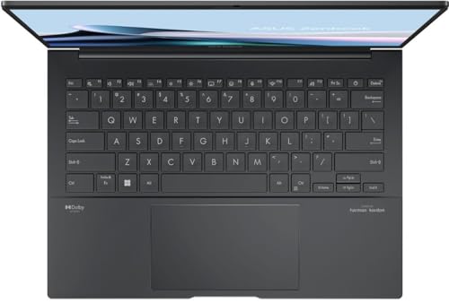 Image of ASUS Zenbook 14 OLED Business AI PC Laptop 14 inch WUXGA OLED Touchscreen (550nits 100% DCI-P3 Glossy) Intel 14-core Ultra 5 125H 8GB RAM 512GB SSD Backlit Thunderbolt Harman /kardon Win11 w /ICAP Accessory