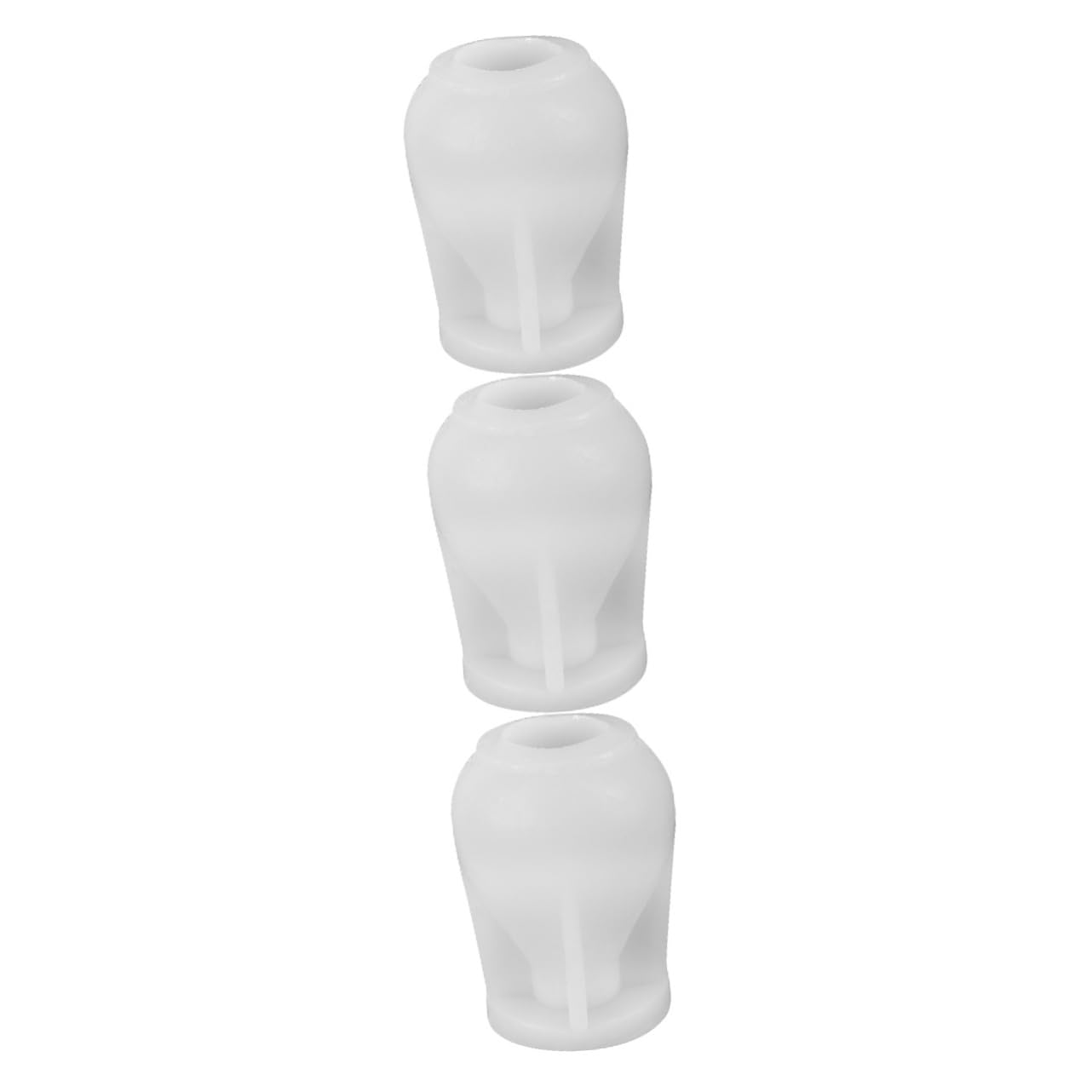HOMSFOU 3 Pezzi stampo a goccia stampo artigianale stampo per colata di sapone creativo per candele in silicone Stampo per fai da te ornamento da scrivania Gel di silice