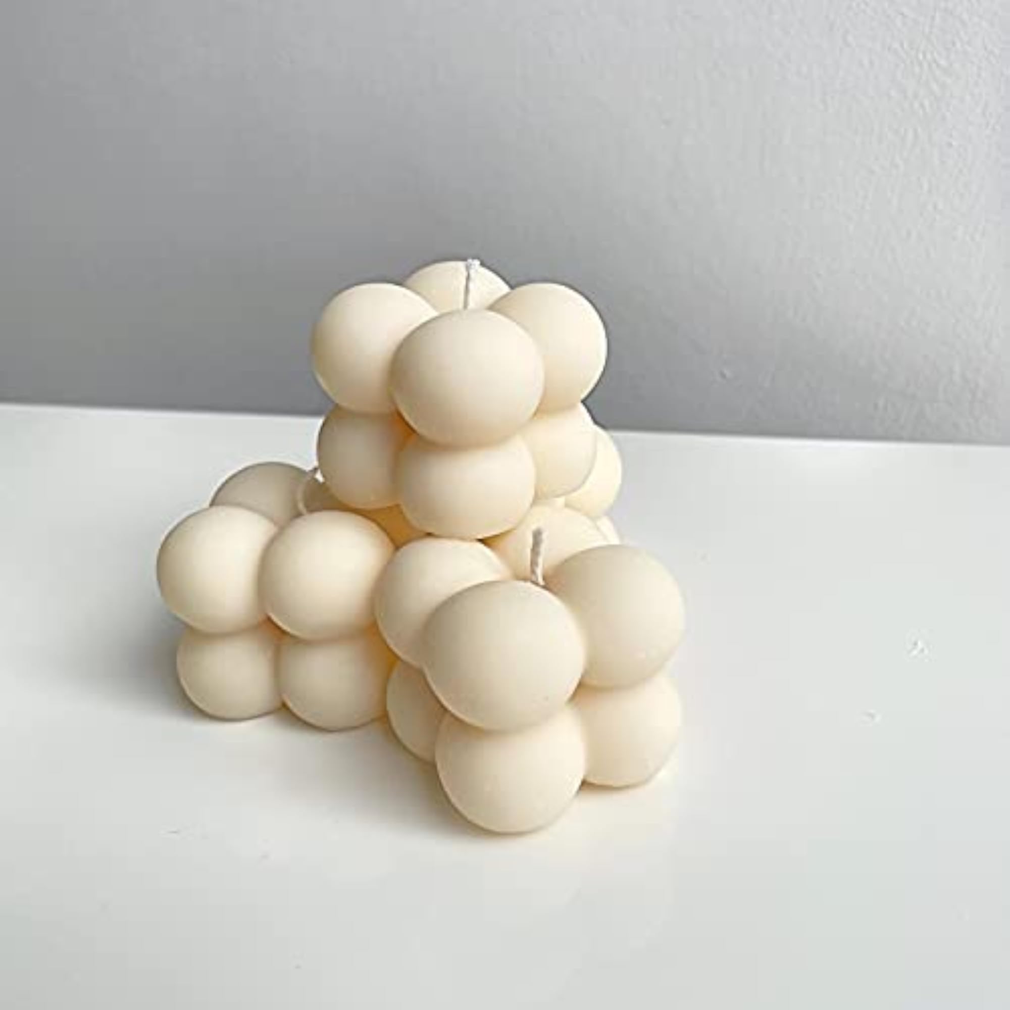 Mini Cloud Bubble Cube Unscented Candles, Pack of 12