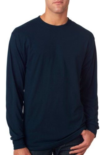 JERZEES Dri-Power® Performance Long Sleeve T-Shirt XL J. Navy