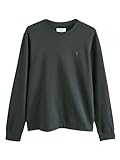 Des essentiels intemporels NEXT Homme Sweat Ras du Cou léger 100% Coton Vert Kaki M