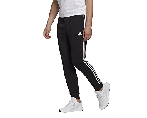adidas Herren 3-stripes French Terry Tc Pants, Black/White, M EU adidas Herren 3-stripes French Terry Tc Pants, Black/White, M EU