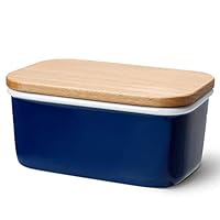 Algopix Similar Product 8 - Sweese Porcelain Cute Butter Dish with