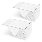 PartsBroz Refrigerator Crisper Drawer 2-Pack for Kenmore 253.78889013 Refrigerator Drawer Replacement Fridge Fresh Vegetable Bottom Tray Drawers Bin Pan Shelf