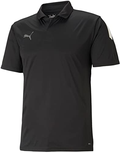 PUMA Polo TeamLIGA Sideline Homme vêtement sport noir blanc taille XXXL