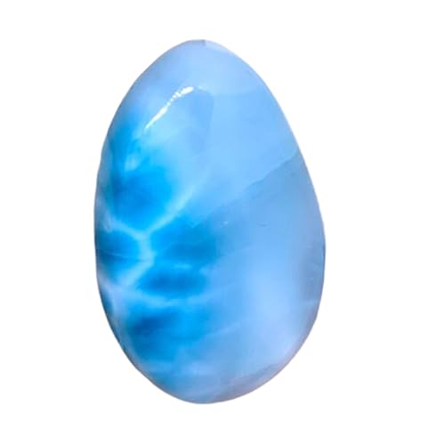 Larimar cabochon en vrac de 31x20x7mm pour fabrication de bijoux artisanaux