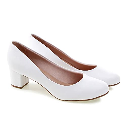 Sapato Social Feminino Napa Branco Beira Rio 4777.409