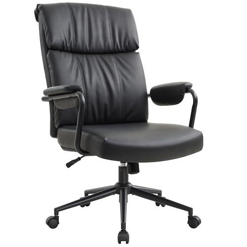IWMH Silla de Oficina Ergonómica y Moderna, Silla Escritorio Reclinable