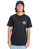 quiksilver maglietta da uomo ev waves festival ss nera, nero , xxl