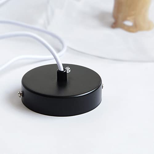 Lámpara de techo de gota de madera para eliminar zonas oscuras en pasillos y dormitorios 4