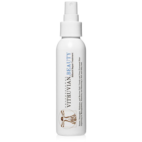 Vitruvian Beauty Advanced Repair Treatment - Leave In Conditioner, Detangler, & Split End Repair Treatment for Dry Hair, Damaged Hair, & Color Treated Hair
