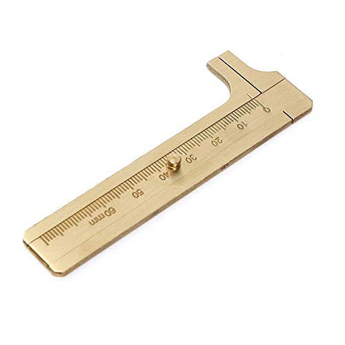Calibrador Vernier Mini de Cobre para Joyería miniatura 7
