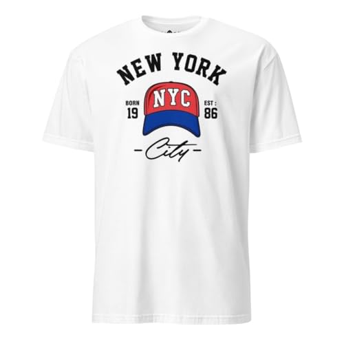 T-shirt baseball NYK unisexe en coton respirant style retro americain