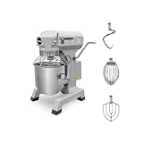 Batidora de Pedestal RHINO, Potencia 450W, Capacidad 10 Lt y 1.5 Kg de Amasado, Rotación...