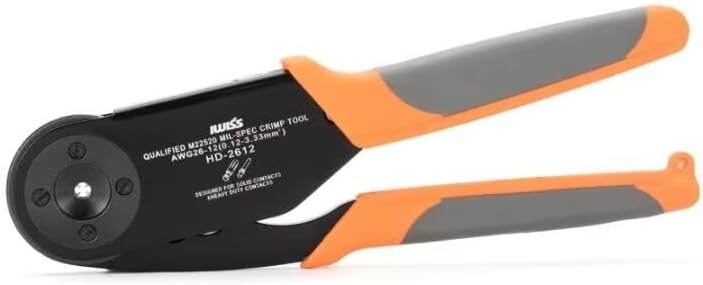 HD-2612 Wire Pin Connector Plug Terminal Crimper For Aviation Socket Adjustable Pin Hand Crimping Tool AWG 26-12