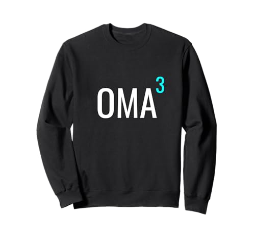 Oma hoch 3 Mathematics Design Grandma of Three Grandchildren �g���[�i�[