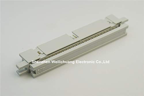 Gimax 500 pcs 0.100" 2.54mm IDC Type Box header Male Headers 10 14 16 20 26 30 34 40 50 60 64 Pin Flat cable 1.27mm 0.050" connector - (Color: 10 Pin)
