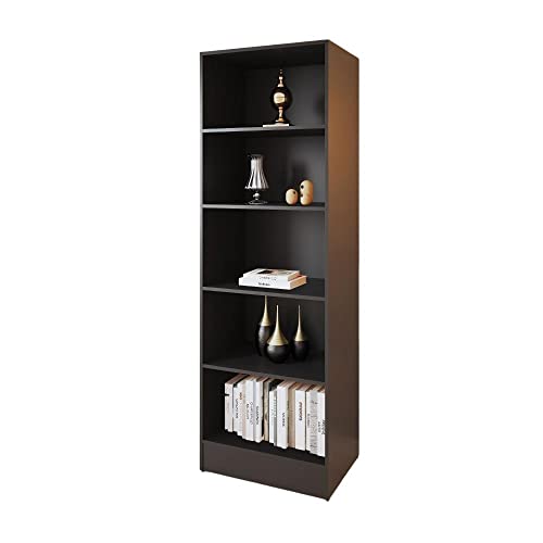 Estante Livreiro 177x52cm Charge Espresso Móveis Dark