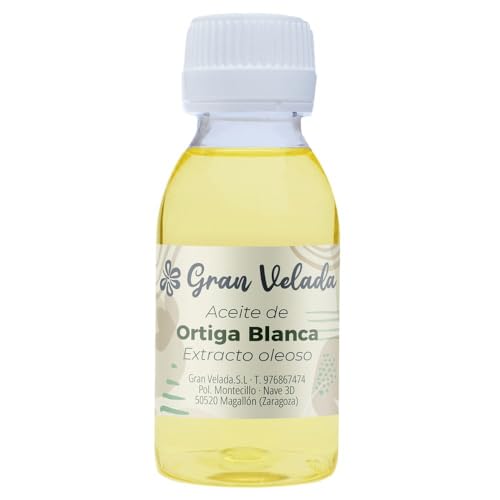 Gran Velada - Aceite de Ortiga Blanca 250 ml | Aceite Vegetal Regulador del Sebo Fortalecedor Capilar y Calmante Cutáneo | Ideal para Champús Mascarillas Cremas Purificantes y Cosmética Natural