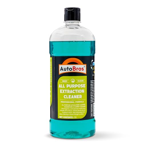 Image of AutoBros All-Purpose Extraction Cleaner - 1Ltr | Deep Cleaning Upholstery, Leather, Dashboard, Vinyl, Plastic & Carpet Cleaner | Cleans Food, Oil, Dirt & Grease Stains | for Car Interior & Exterior