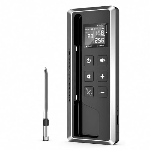 Image of Wireless Meat Thermometer with Smart APP Control