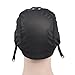 2 Pcs Lace Wig Cap Mesh Wig Cap for Making Wigs with Elastic Adjustable Straps (Black)