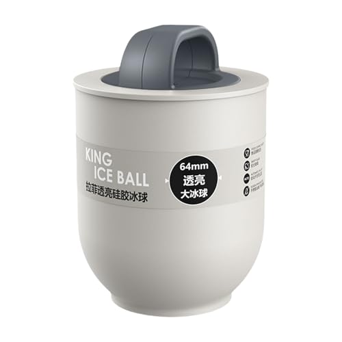 Eiskugelform - Eiskugelform | Wiederverwendbare Silikon-Eiswürfelbereiter für Gefrierschrank | Große Eiskugelform, Werkzeuge